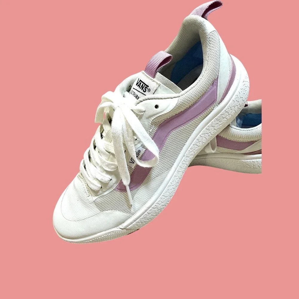Vans‎ UltraRange EXO Cream Mauve Sneakers Womens 7 Mens 5.5 Excellent